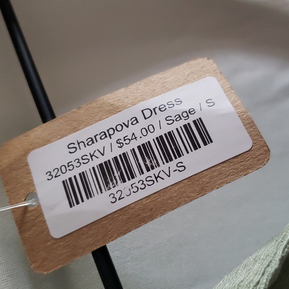 Two color button up dress - Picture 3 of 6